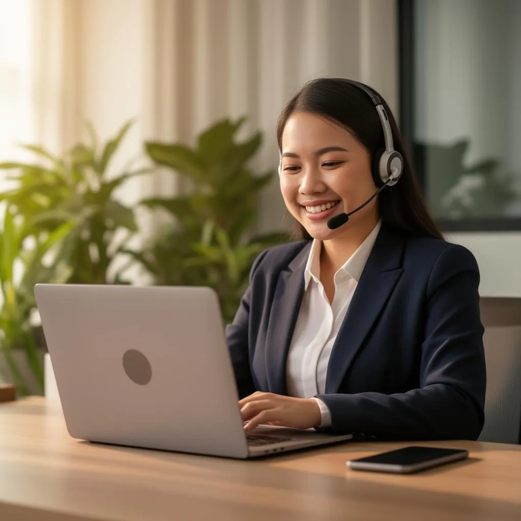 Virtual assistant at work